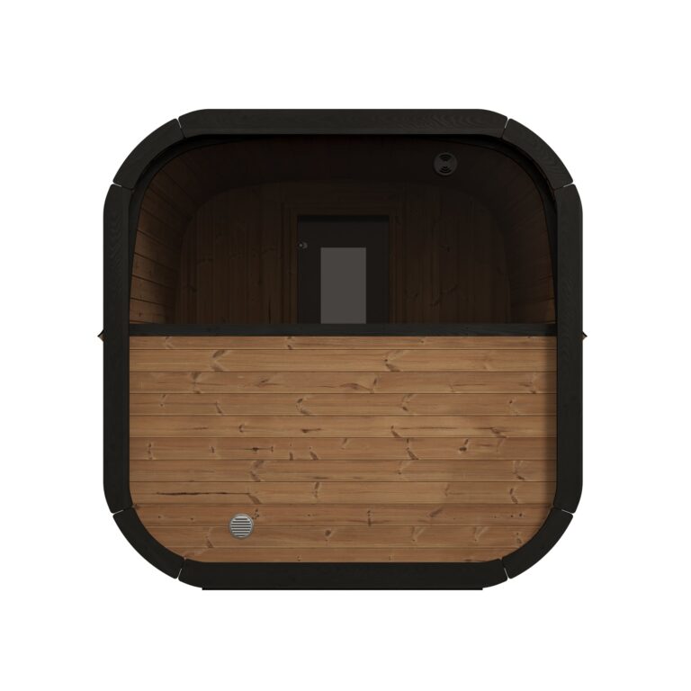 SaunaLife CL12GCP 8-Person Luxury Outdoor Cube Sauna Kit