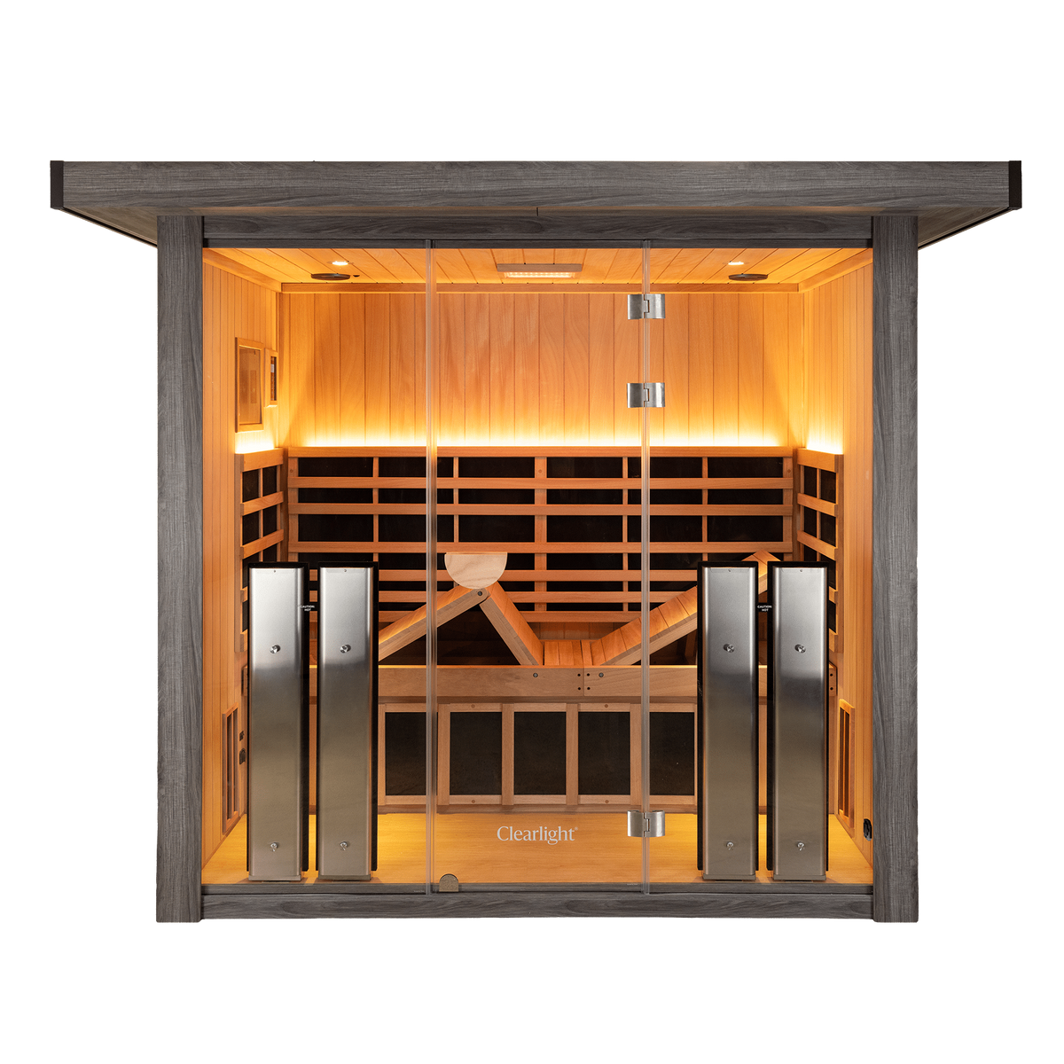 Clearlight Sanctuary Outdoor 5 Person Infrared Sauna Cabin
