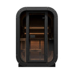 SaunaLife CL3G 2-Person Luxury Outdoor Cube Sauna Kit