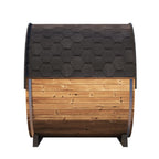 SaunaLife EE8G 4-Person Luxury Outdoor Barrel Sauna Kit