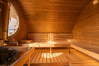 SaunaLife G11 8-Person Luxury Outdoor Garden Sauna Suite
