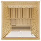 SaunaLife X2 2-Person Luxury Indoor Home Sauna Kit