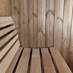 SaunaLife E6 3-Person Luxury Outdoor Barrel Sauna Kit