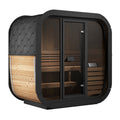 SaunaLife CL4G 3-Person Luxury Outdoor Cube Sauna Kit
