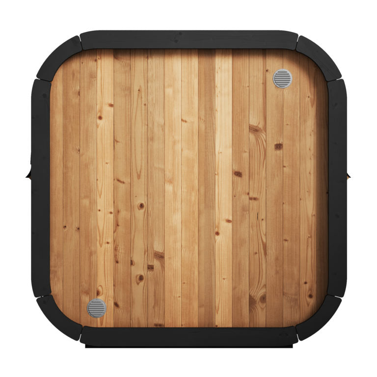 SaunaLife CL4G 3-Person Luxury Outdoor Cube Sauna Kit