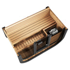 SaunaLife CL4G 3-Person Luxury Outdoor Cube Sauna Kit