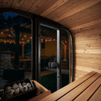 SaunaLife CL4G 3-Person Luxury Outdoor Cube Sauna Kit