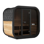 SaunaLife CL5G 4-Person Luxury Outdoor Cube Sauna Kit