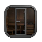 SaunaLife CL5G 4-Person Luxury Outdoor Cube Sauna Kit