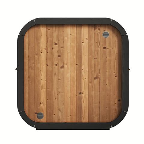 SaunaLife CL5G 4-Person Luxury Outdoor Cube Sauna Kit