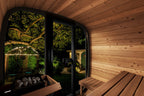 SaunaLife CL5G 4-Person Luxury Outdoor Cube Sauna Kit