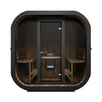 SaunaLife CL7G 6-Person Luxury Outdoor Cube Sauna Kit