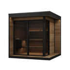 SaunaLife GL6 6-Person Luxury Outdoor Garden Sauna Cabin