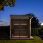 SaunaLife GL6 6-Person Luxury Outdoor Garden Sauna Cabin