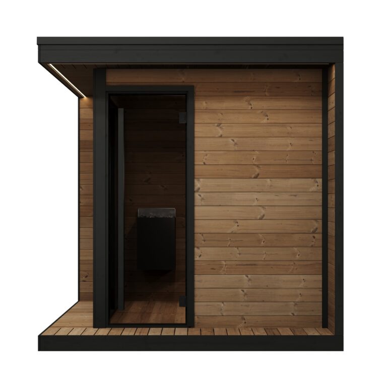 SaunaLife GL6 6-Person Luxury Outdoor Garden Sauna Cabin