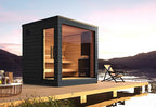 SaunaLife G6 5-Person Luxury Outdoor Garden Sauna Cabin