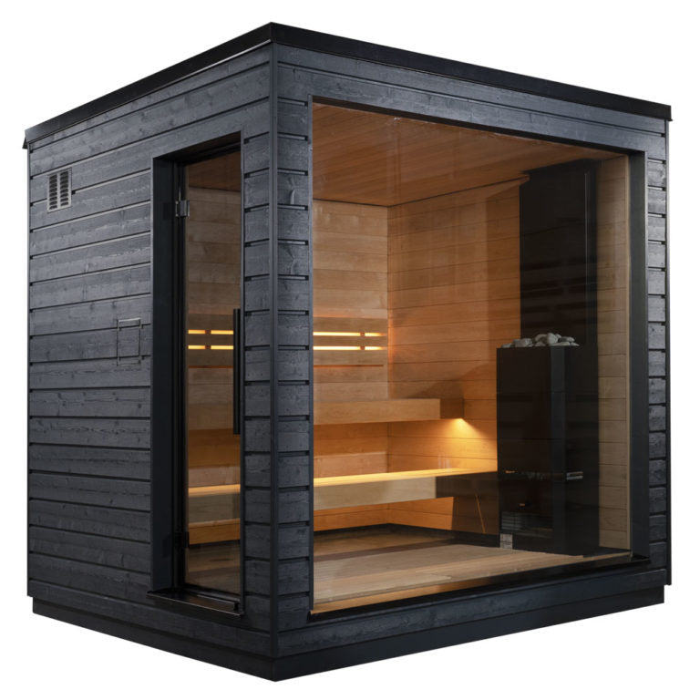 SaunaLife G6 5-Person Luxury Outdoor Garden Sauna Cabin