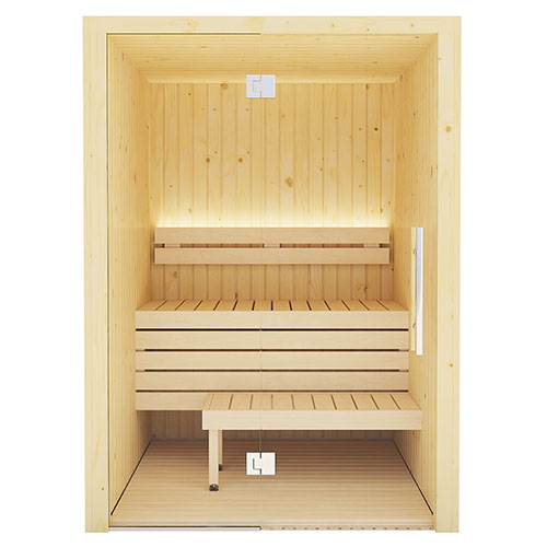 SaunaLife X2 2-Person Luxury Indoor Home Sauna Kit