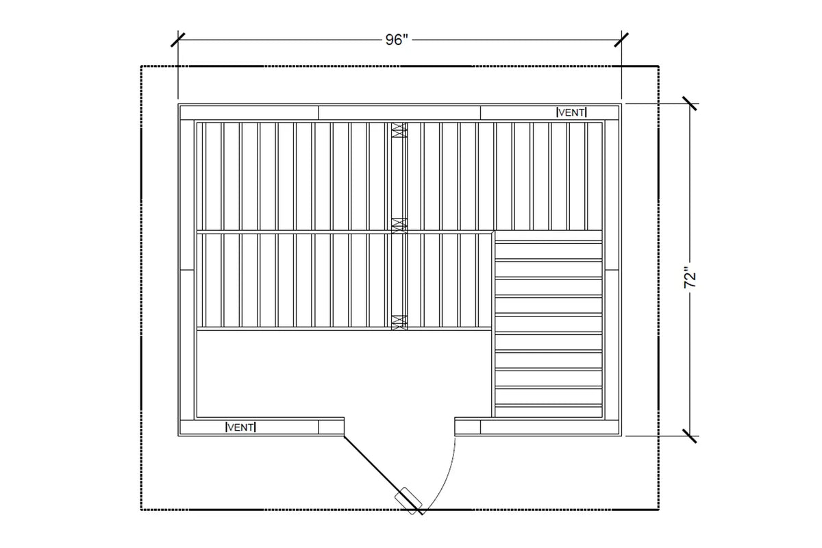 Finnleo Euro Traditional Outdoor Custom Sauna Suite