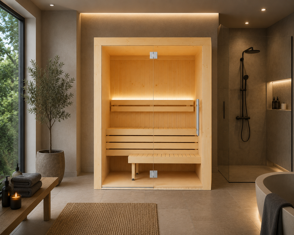 SaunaLife X2 2-Person Luxury Indoor Home Sauna Kit