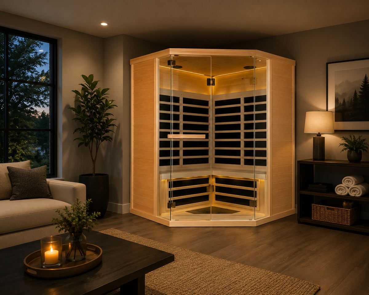 Finnleo S880 4-Person Infrared Indoor Sauna Cabin