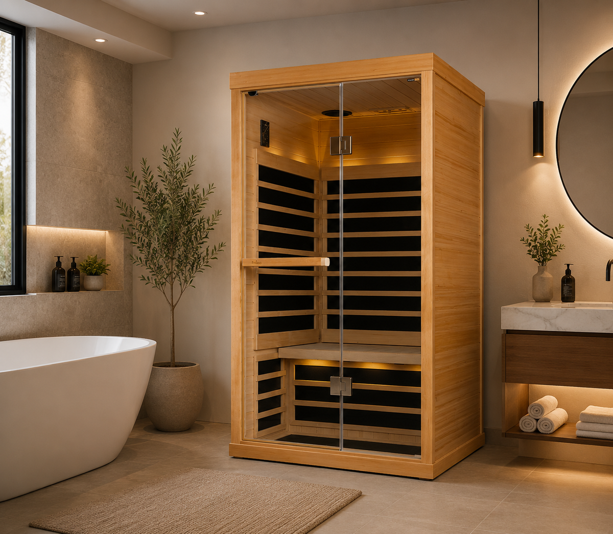 Finnleo S820 2-Person Infrared Indoor Sauna Cabin