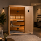 Finnleo Hallmark 46 3-Person Traditional Indoor Sauna Cabin