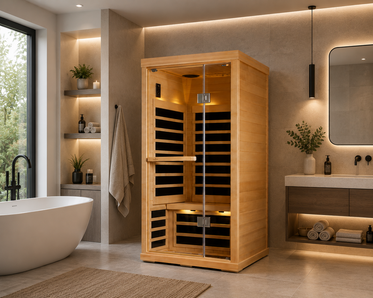 Finnleo S810 1-Person Infrared Indoor Sauna Cabin