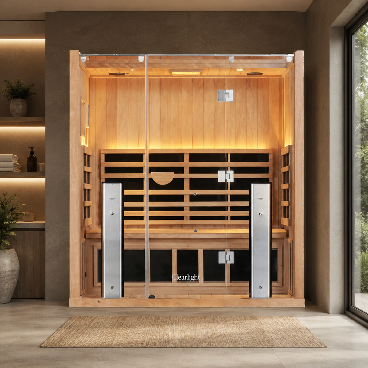 Clearlight Sanctuary 3-Person Infrared Indoor Sauna Cabin