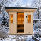 Finnleo NorthStar 57 5-Person Traditional Outdoor Sauna Cabin