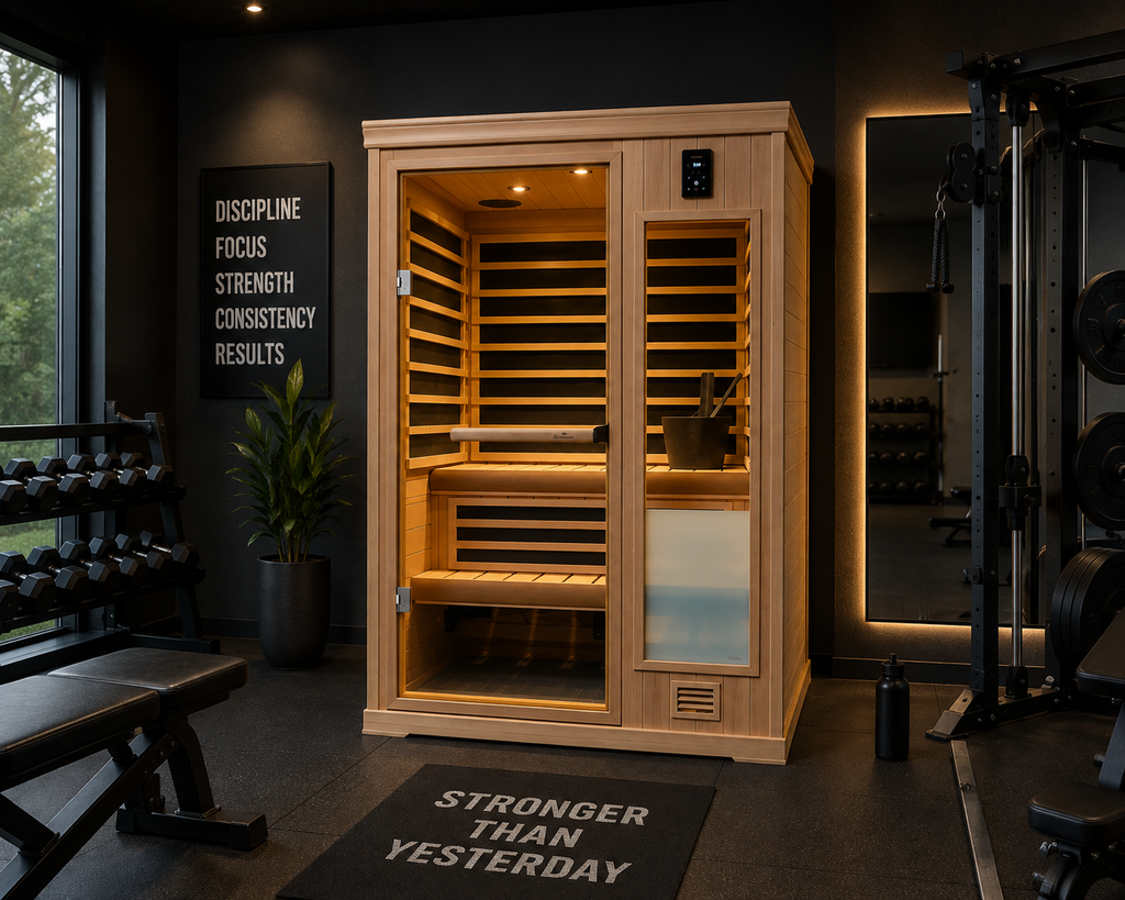 Finnleo IS440 2-Person Hybrid Indoor Sauna Cabin