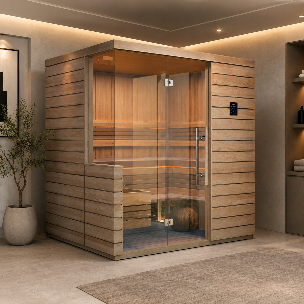 Finnleo Twilight 5-Person Traditional Indoor Sauna Cabin
