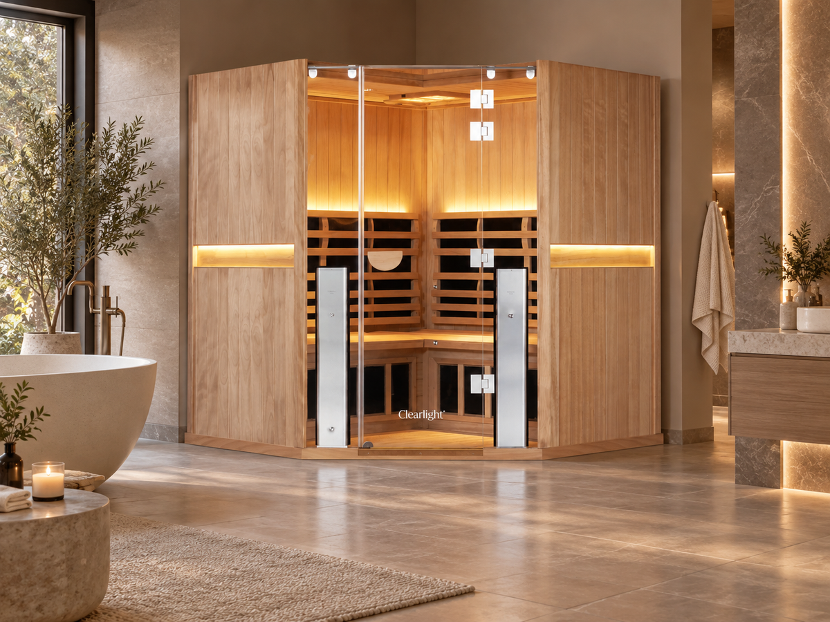Clearlight Sanctuary C 4-Person Infrared Indoor Sauna Cabin
