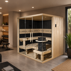 Finnleo Centurion 5-Person Traditional Indoor Sauna Cabin