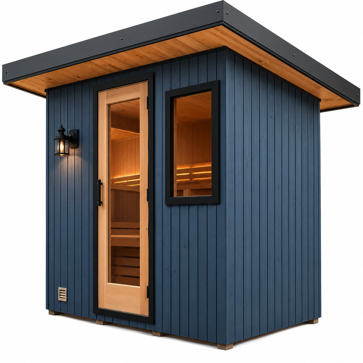 Finnleo Euro Traditional Outdoor Custom Sauna Suite