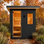Finnleo NorthStar 56 4 Person Traditional Outdoor Sauna Cabin
