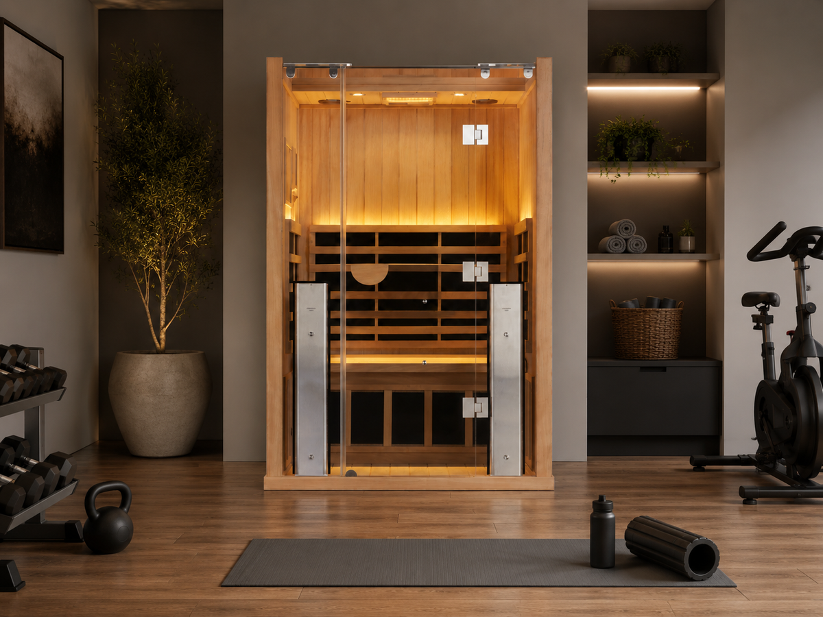 Clearlight Sanctuary 2-Person Infrared Indoor Sauna Cabin