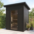 SaunaLife G2 4-Person Luxury Outdoor Garden Sauna Cabin