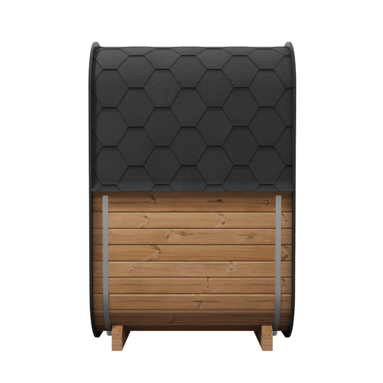 SaunaLife CL3G 2-Person Luxury Outdoor Cube Sauna Kit
