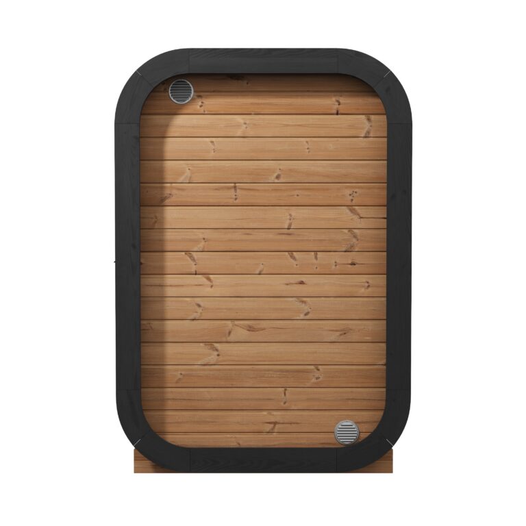 SaunaLife CL3G 2-Person Luxury Outdoor Cube Sauna Kit