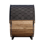 SaunaLife EE6G 4-Person Luxury Outdoor Barrel Sauna Kit