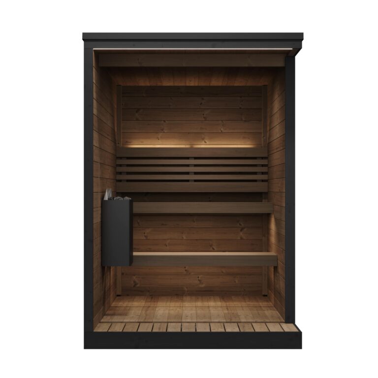 SaunaLife GL4 4-Person Luxury Outdoor Garden Sauna Cabin