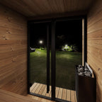 SaunaLife GL4 4-Person Luxury Outdoor Garden Sauna Cabin