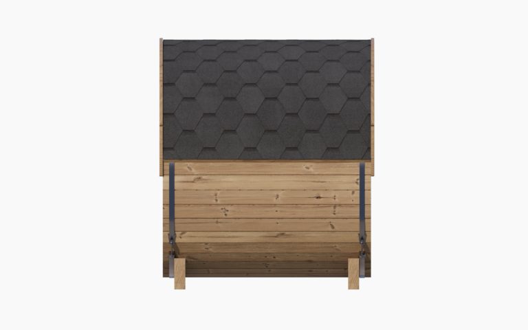 SaunaLife E6 3-Person Luxury Outdoor Barrel Sauna Kit